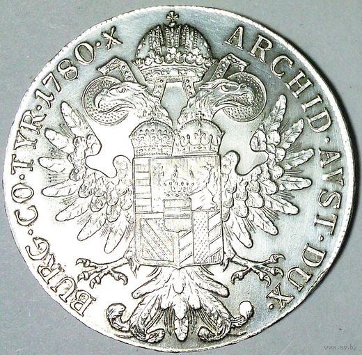 РАСПРОДАЖА!!! - АВСТРИЯ 1 талер 1780 год "МАРИЯ ТЕРЕЗИЯ" серебро - aUNC!