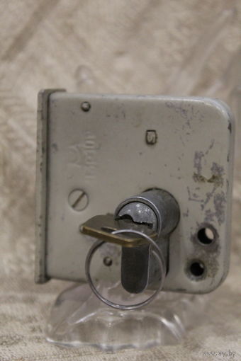 Замок дверной СССР с ключом
