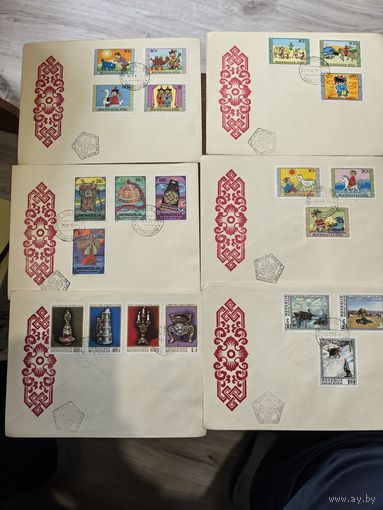 Лот конвертов Монголия 5