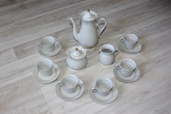 Фарфоровый сервиз , клеймо, Полтавский фарфоровый завод.