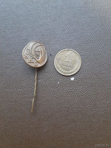 Значок тяжелый SKL Латвия