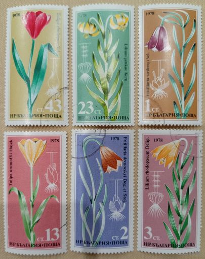 Болгария 1978. Флора. Цветы. Полная серия