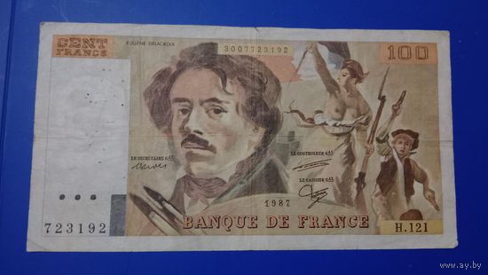 Франция 100 франков 1987