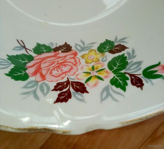 Тарелка-СССР. Клеймо. Добрушский фарфоровый завод (Добруш).