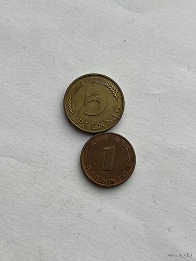 2 монеты ФРГ