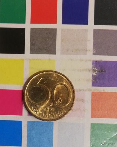 Австрия 50 грошей 1991