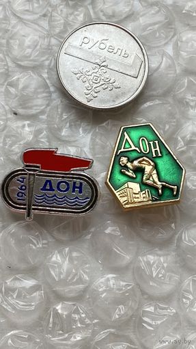 Значок СК Дон, 2 шт