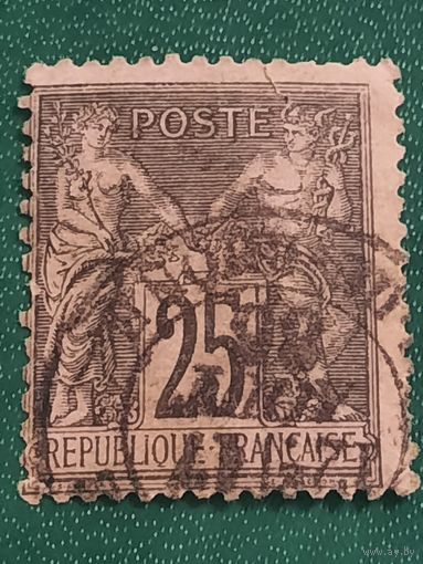 Франция 1886. Аллегория. Мир и торговля