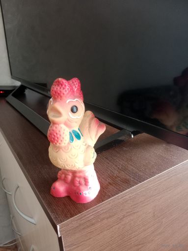 Игрушка резиновая петушок СССР
