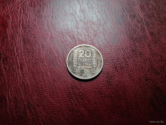 Алжир 20 франков 1956