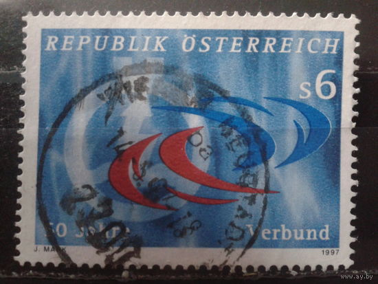 Австрия 1997 Эмблема концерна Михель-1,0 евро гаш