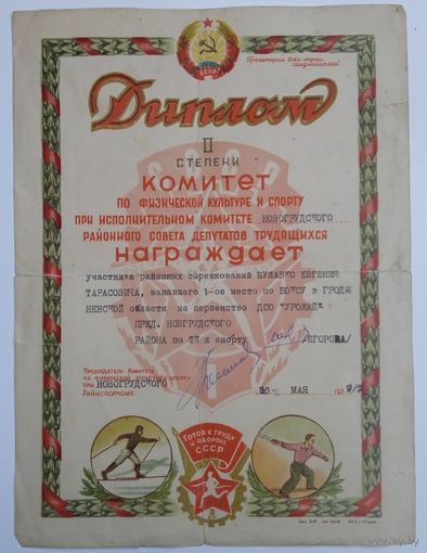 Диплом 2 степени.