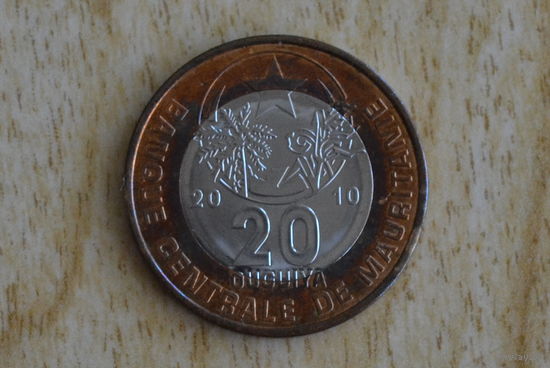 Мавритания 20 угий 2010 с 1 руб