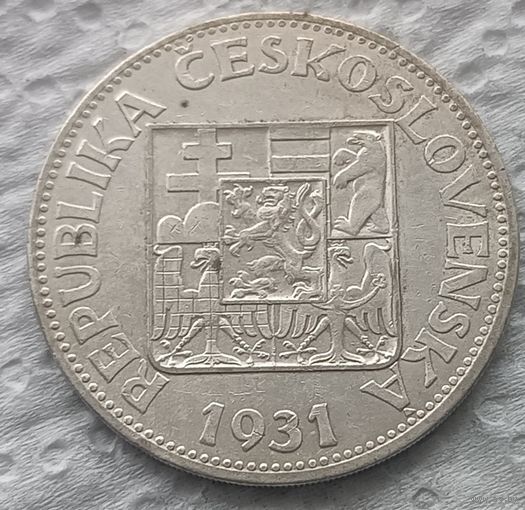 Чехословакия 10 крон 1931 с блеском