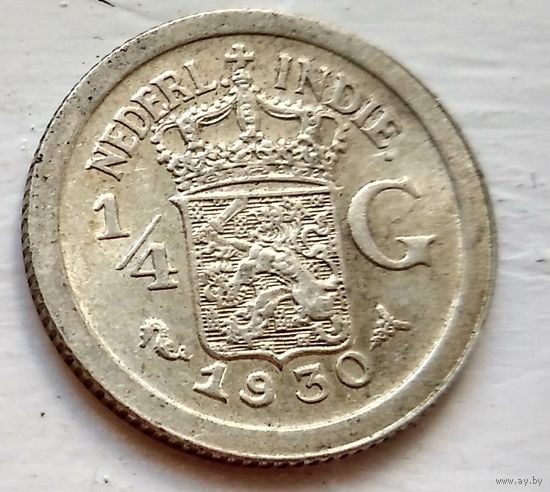 Голландская Ост-Индия 1/4 гульдена, 1930 1-7-39