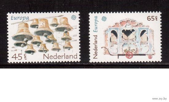 Нидерланды-1981, (Мих.1186-1187) **, Европа СЕРТ, Фольклор,