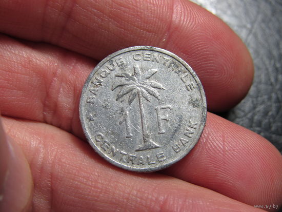 Руанда-Урунди 1 франк, 1960