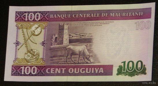 Мавритания 100 угий 2011 P16 пресс unc