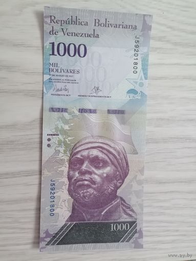 Венесуэла 1000 UNC c рубля