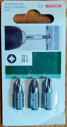 Набор бит Bosch PZ1/2/3