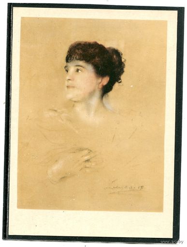 Франц Лехбах. Портрет певицы М.Замбрих. Изд.1960