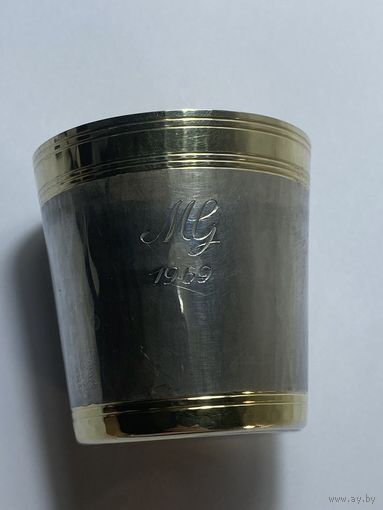 Серебряная немецкая стопка ХХ века