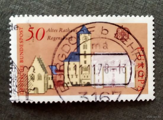 Марка Германия 1978 год Архитектура