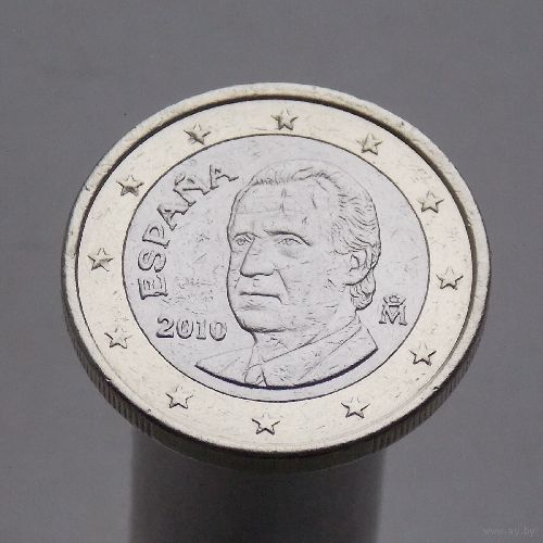 Испания 1 евро 2010 ( 2-й тип )