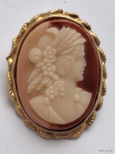 Брошь. Камея. Кость. 70-е годы, Чехословакия