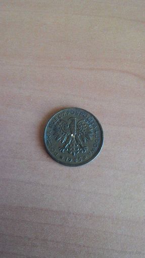 2 злотых 1985.