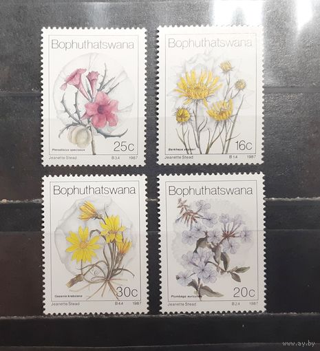 Бопутатсвана. 1987 год. Флора. Цветы (1340)
