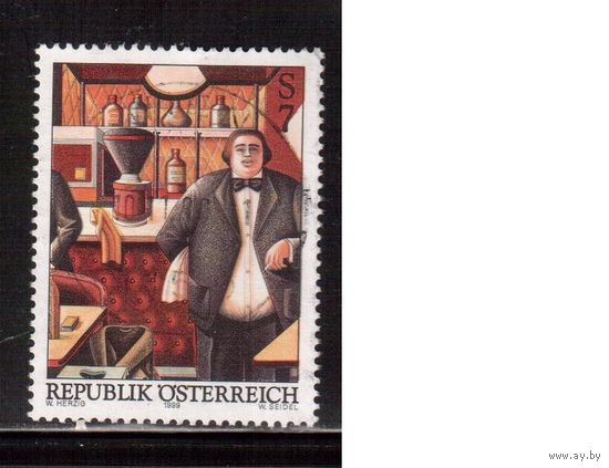 Австрия-1999,(Мих.2296) гаш., Современное Искусство, Живопись