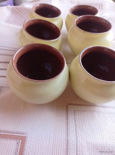 Горшочек для запекания, набор, 6 штук