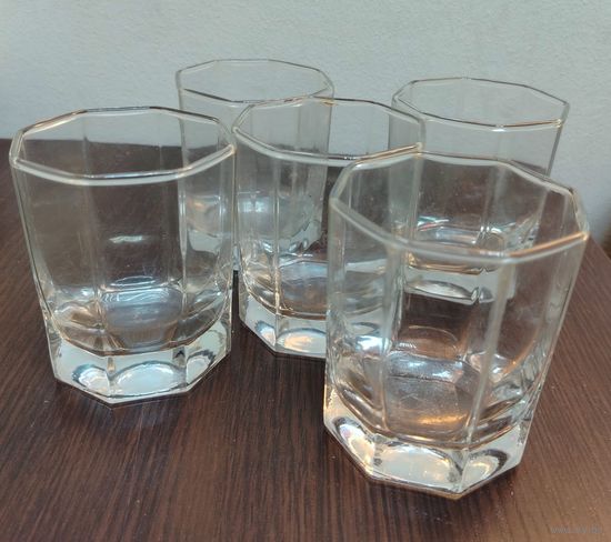 Стаканы для виски  5 штук в коробке