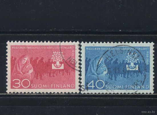 Финляндия 1960 Год беженца Полная #517-8