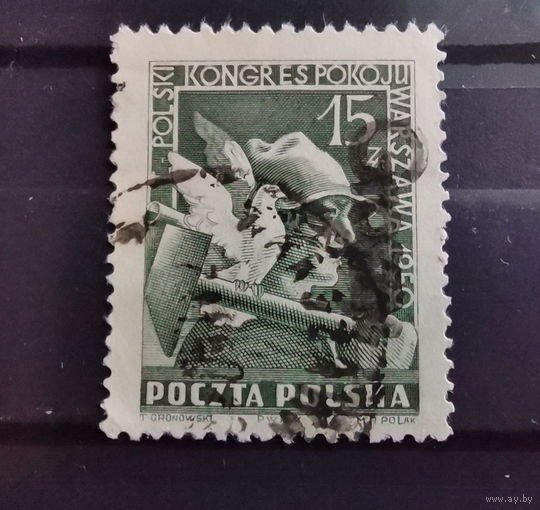 Польша 1950г. Всемирный конгресс сторонников мира, Варшава. марки Польши полная серия Michel N564 (2,0 е)