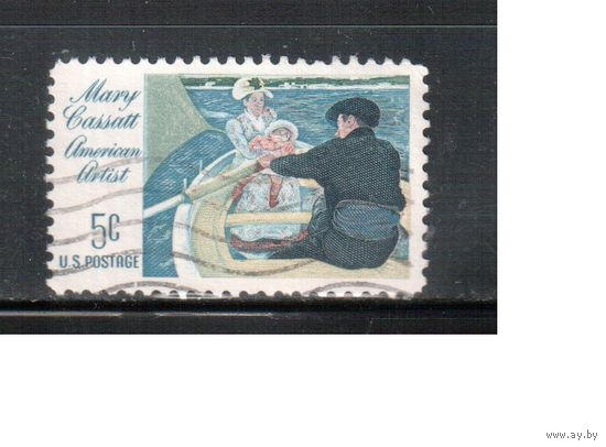 США-1966, (Мих. 913 ) , гаш. ,  Живопись(одиночка),