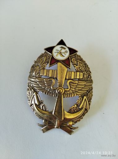 Знак ранних советов - Крас.Ком Морской лётчик РККА 1918-1922 реплика