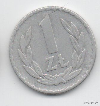 РЕСПУБЛИКА ПОЛЬША. 1 ЗЛОТЫЙ  1949 г.