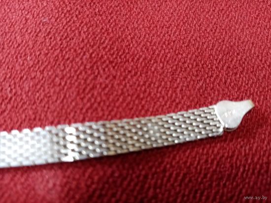 С рубля без мц. браслет "Сеточка", 925пр. 7гр. 19х0.4см.