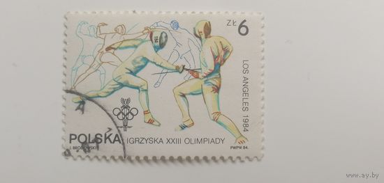 Польша 1984. Летние и зимние Олимпийские игры - Лос-Анджелес, США и Сараево, Югославия