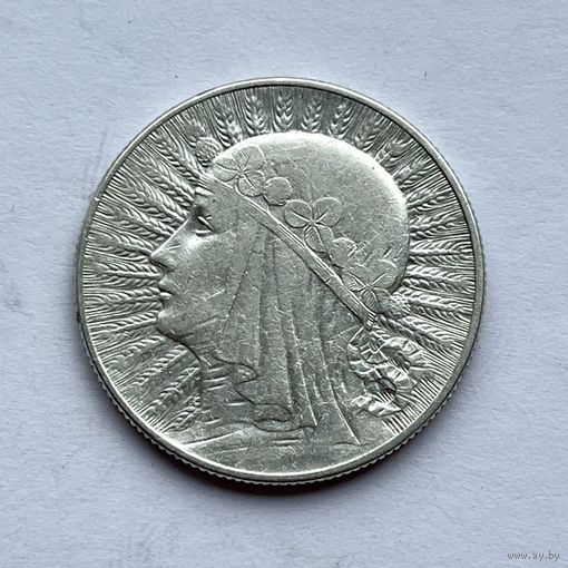 Монета серебро Польша 5 злотых 1934 год Ядвига ОТЛИЧНЫЕ
