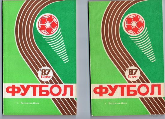 Футбол 1987. 1-й круг. Ростов-на-Дону.