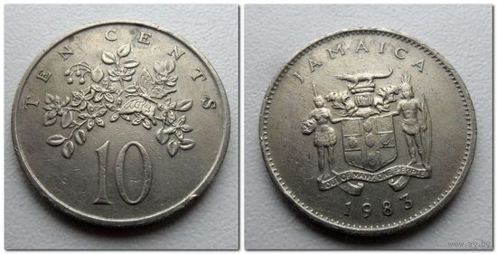 10 центов Ямайка 1983 год - из коллекции