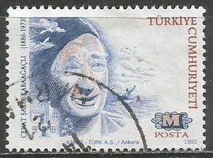 Турция. Джават Шакир. Писатель. 1992г. Mi#2978.