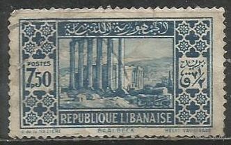Ливан. Древние руины Баальбека. 1930г. Mi#180.