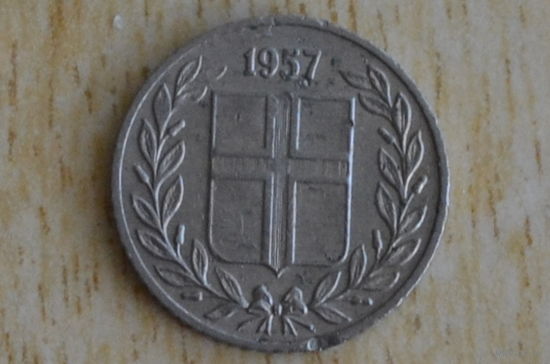 Исландия 10 эйре 1957