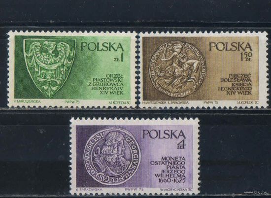 Польша ПНР 1975 Династия Пястов в Силезии Полная #2416-8**