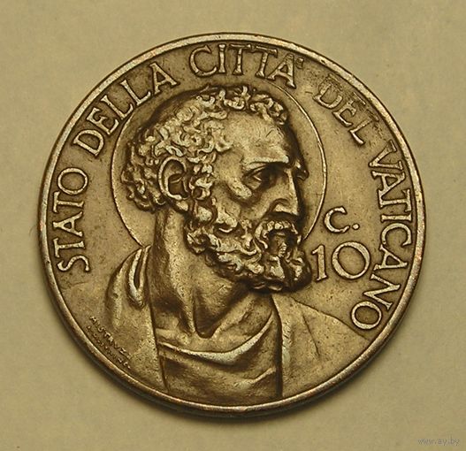 Ватикан 10 Чент. 1937 Св. Пётр