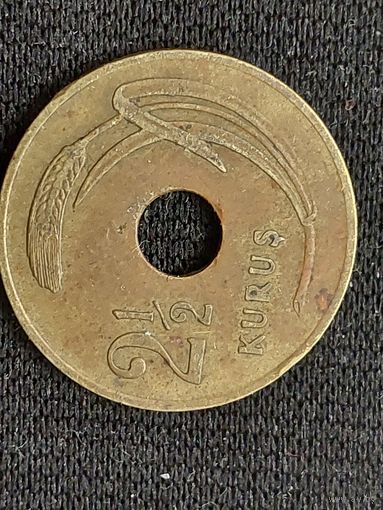 2 1/2 куруша турция 1949